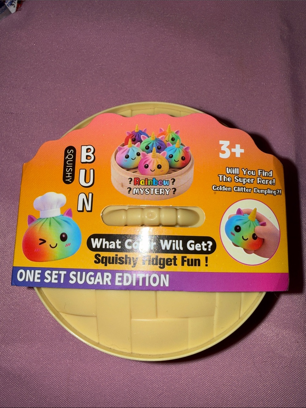 🛍UNICORN MULTI COLOR SQUISHY Bun Mystery Sugar Edition -